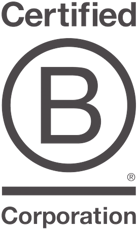B Corp-zertifiziertes Logo